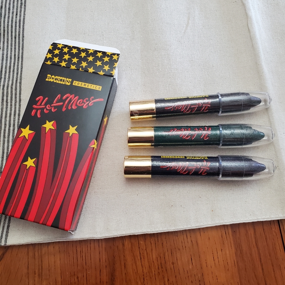 Hot mess rockins cosmetics gel eye pens